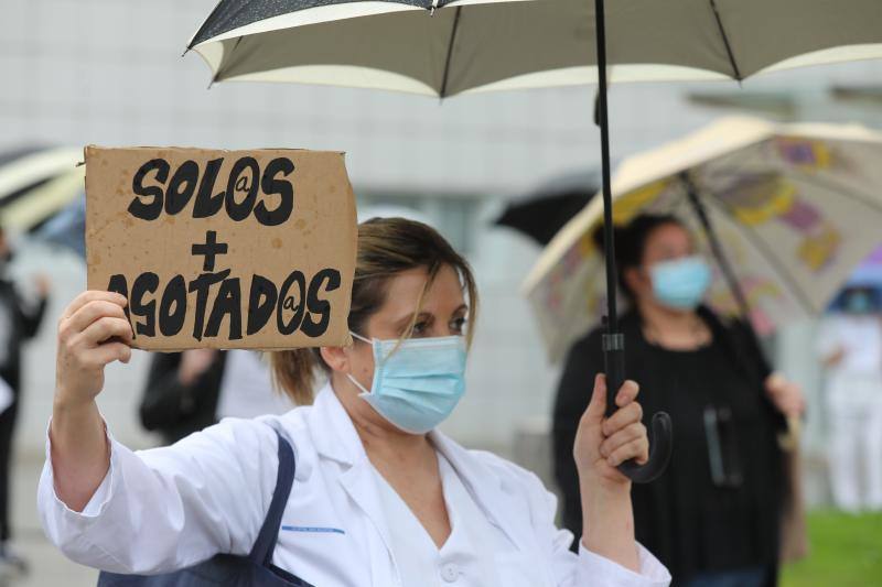 Fotos Los Sanitarios De Asturias Protestan Contra El «concentramos Por